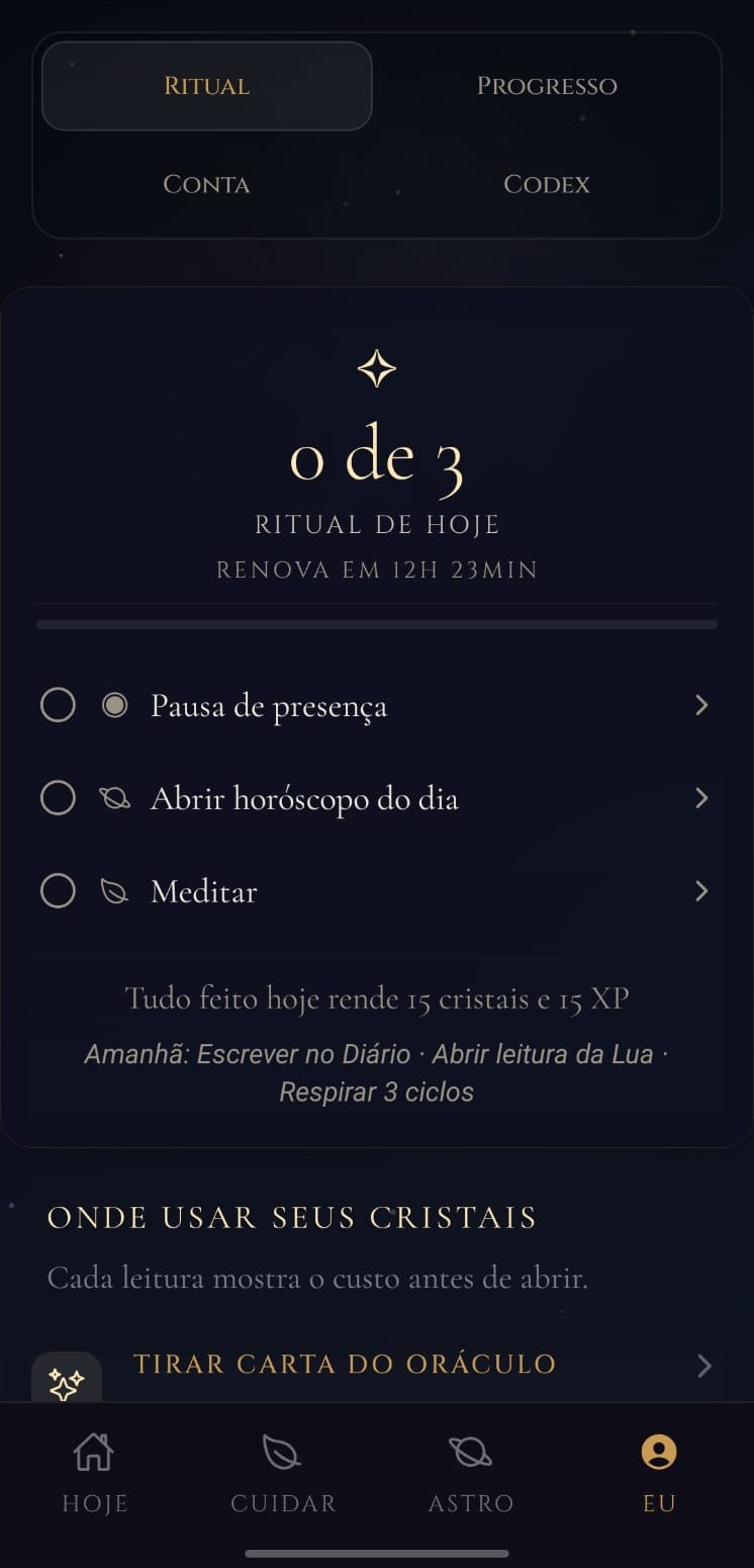 Ritual de hoje — três tarefas do dia e recompensas